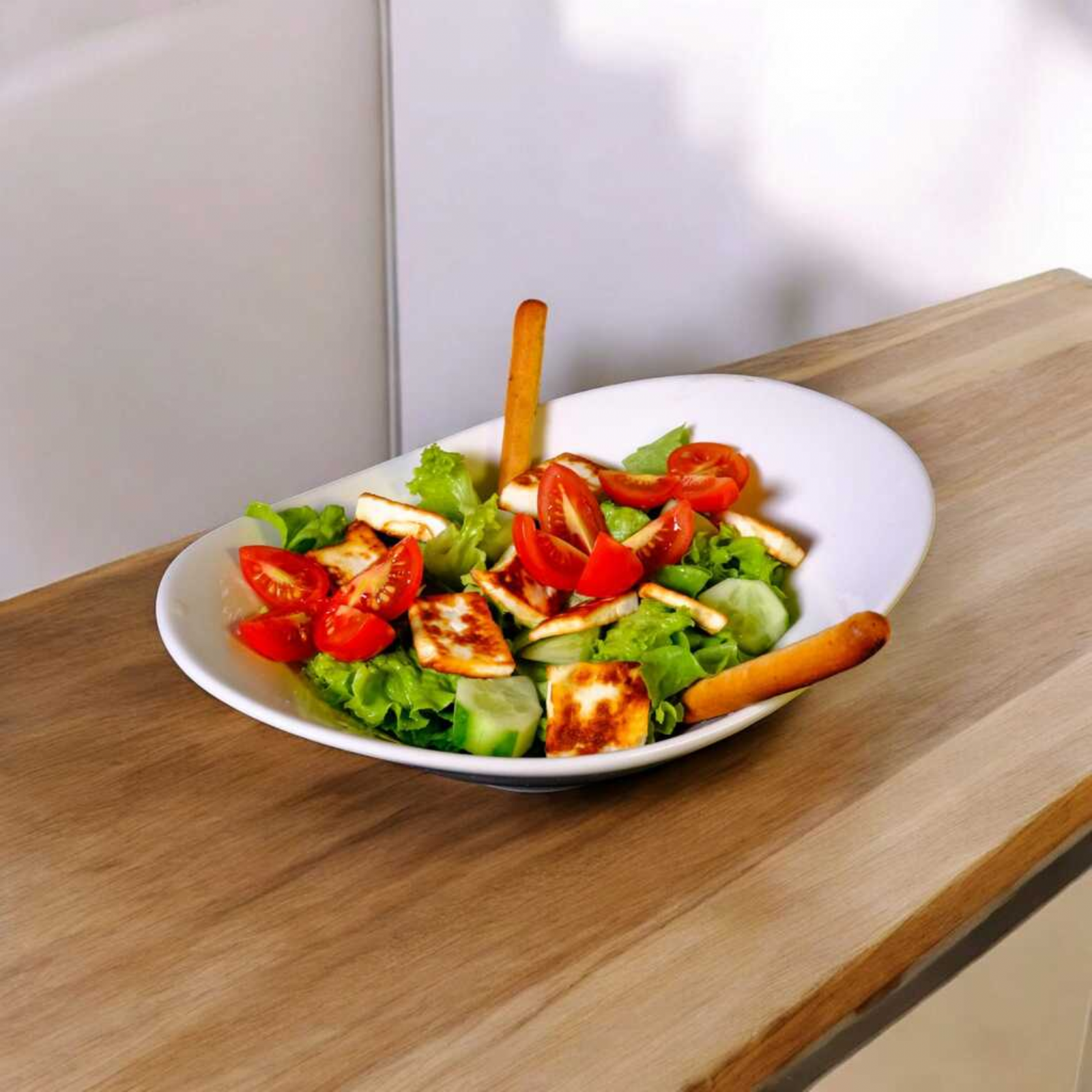 Hellim Peynirli Salata